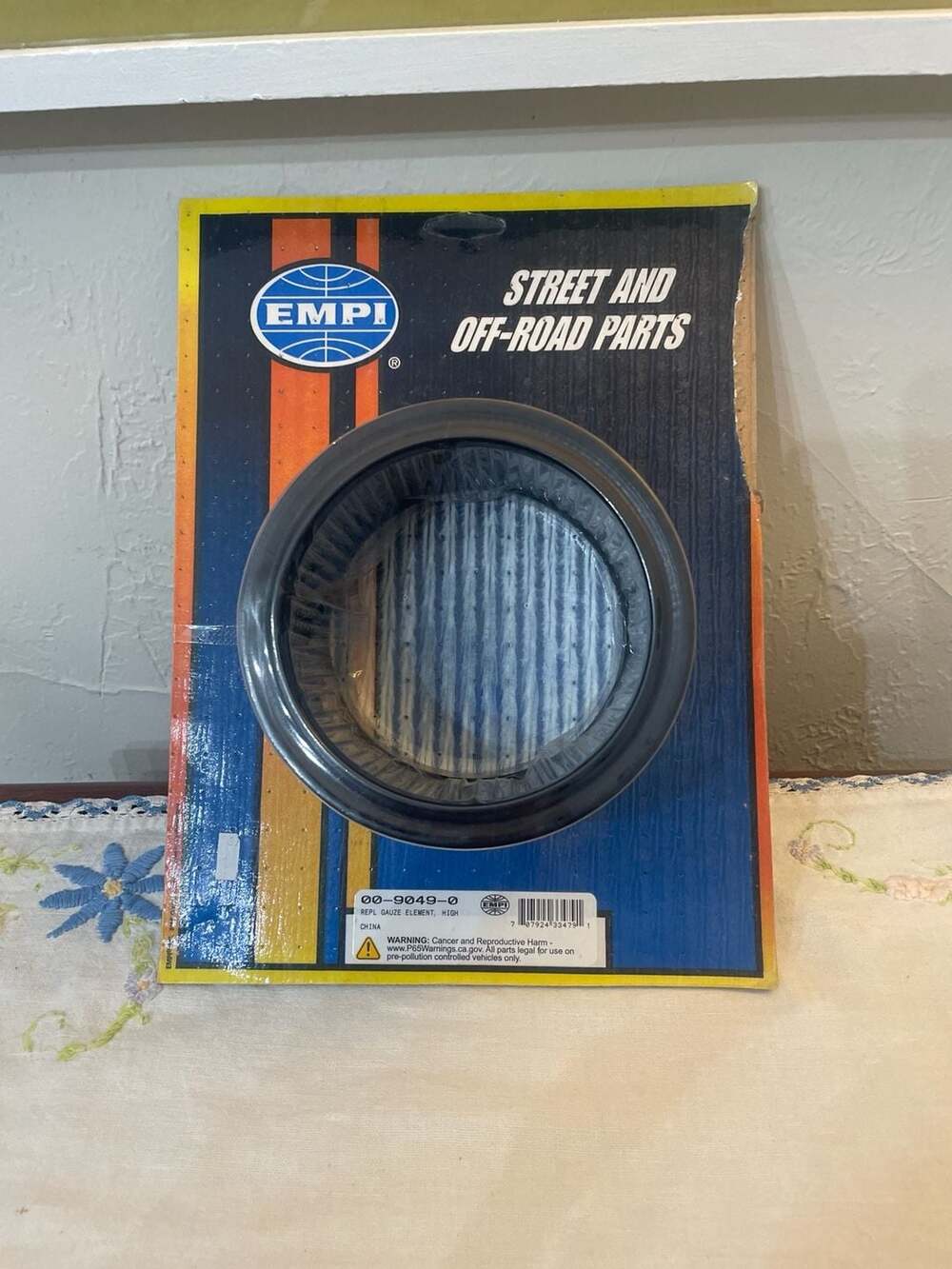 NEW EMPI 00-9049-0 Replacement Gauze Air Filter Element, 5-1/2" x 3-1/8" - Picture 2 of 7